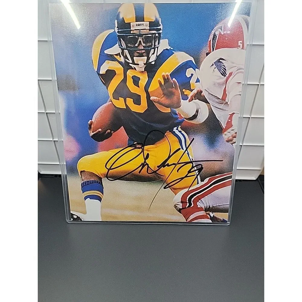 Eric Dickerson Autographed 8x10 Photo‎ With Coa